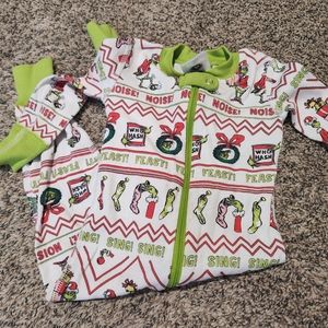 Grinch zippy pajamas